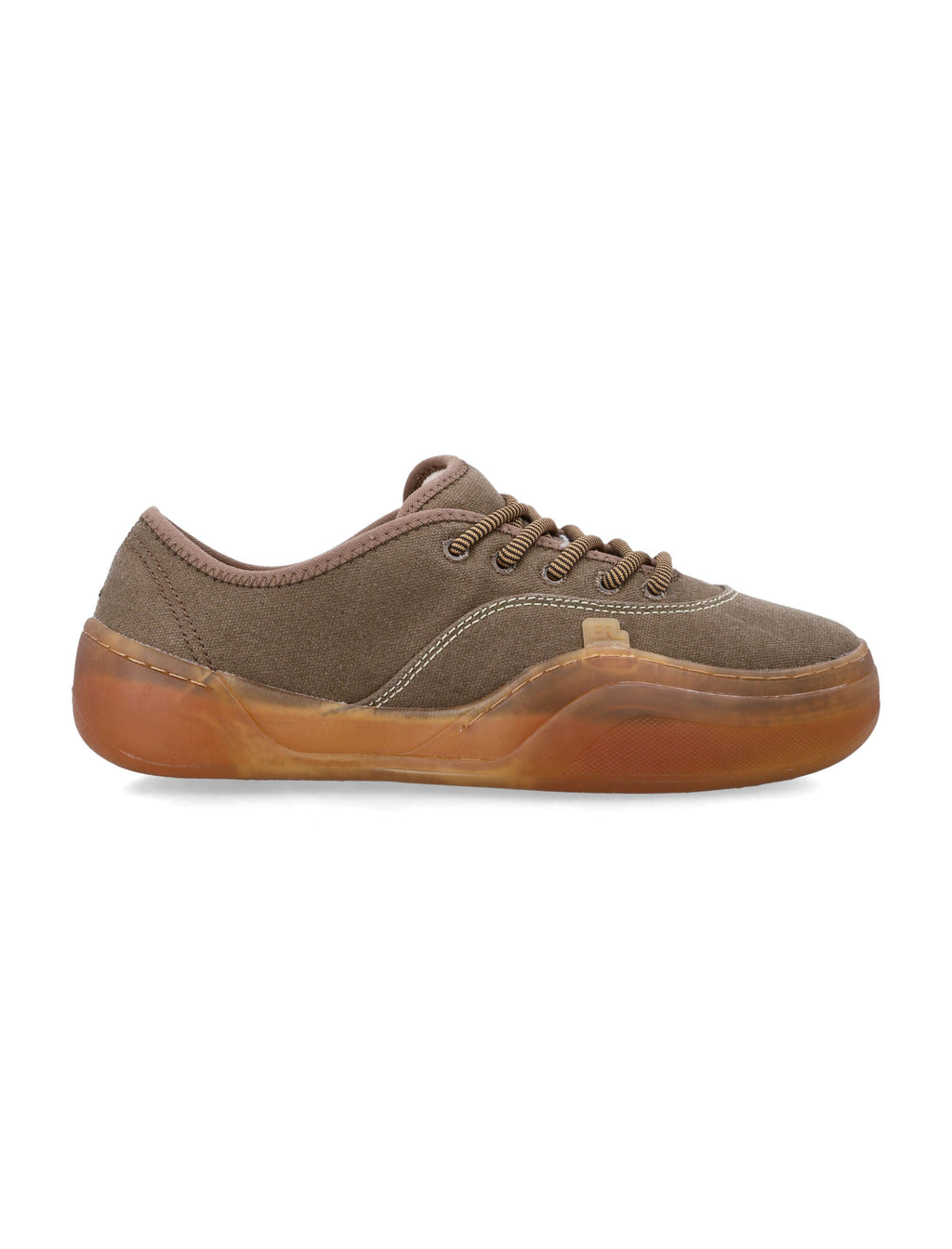 Contrast Stitching Low Top Canvas Sneakers