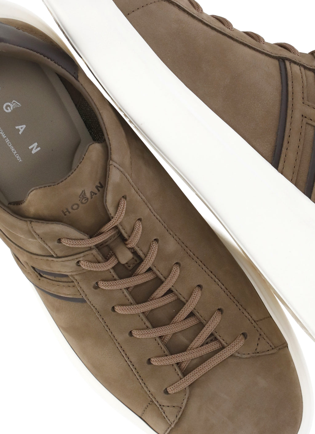 Brown Suede Low-Top Sneakers