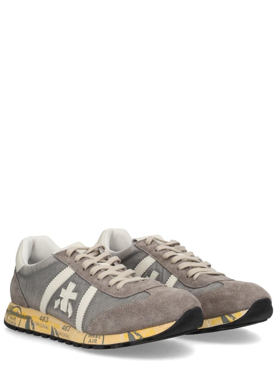 Lucy Muted Grey Suede Sneakers