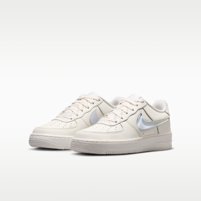 Nike Air Force 1 "Jelly Swoosh" Big Kids' Shoes