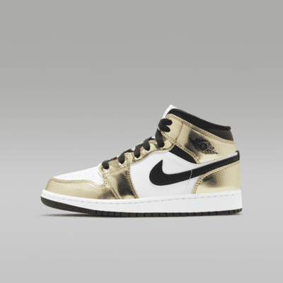 Air Jordan 1 Mid SE Big Kids' Shoes