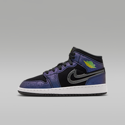 Air Jordan 1 Mid SE "Space Jam" Big Kids' Shoes