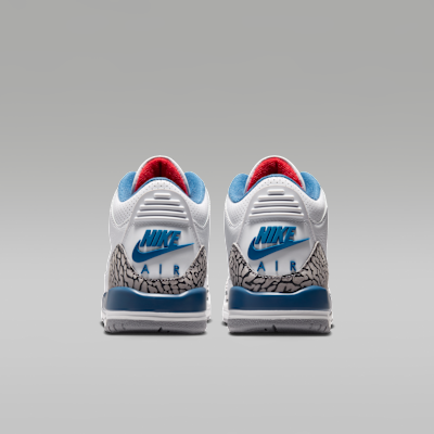 Air Jordan 3 Retro "True Blue" Big Kids' Shoes