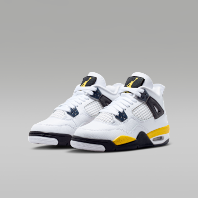 Air Jordan 4 Retro "Tour Yellow" Big Kids' Shoes