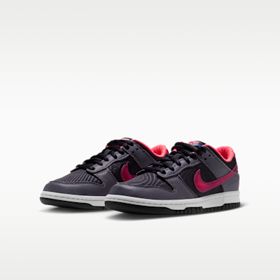 Dunk Low Protro "Black and Hot Punch" Big Kids' Shoes