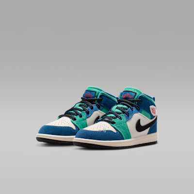 Jordan 1 Mid SE Little Kids' Shoes