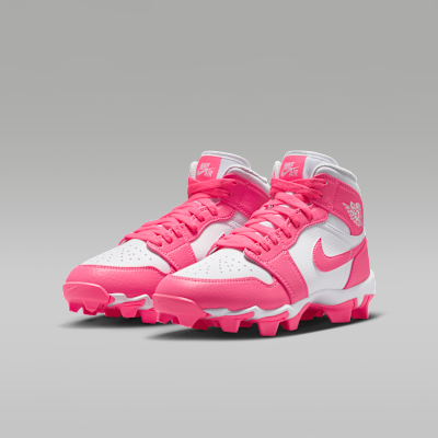 Jordan 1 Mid Little/Big Kids' Cleats