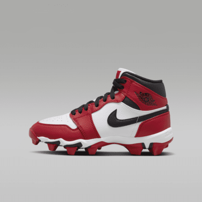 Jordan 1 Mid Little/Big Kids' Cleats