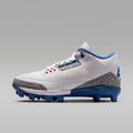 Jordan 3 Retro MCS "True Blue" Men's Baseball Cleats