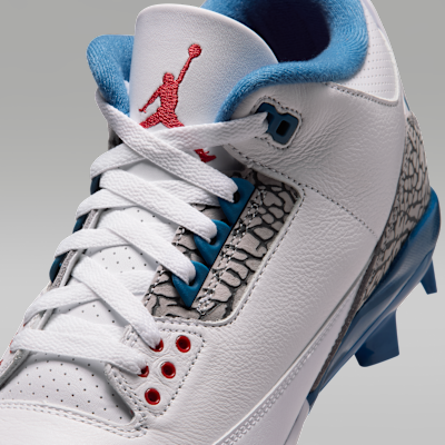 Jordan 3 Retro MCS "True Blue" Men's Baseball Cleats