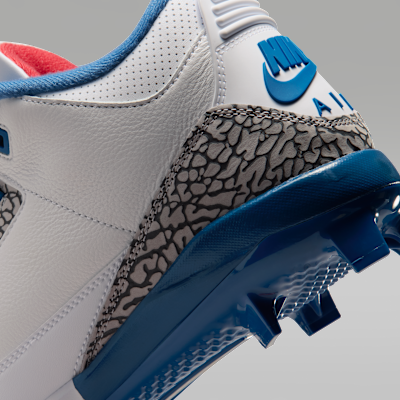Jordan 3 Retro MCS "True Blue" Men's Baseball Cleats
