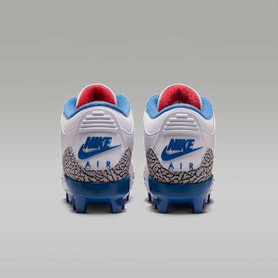 Jordan 3 Retro MCS "True Blue" Men's Baseball Cleats