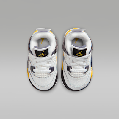Jordan 4 Retro "Tour Yellow" Baby/Toddler Shoes