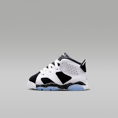 Jordan 6 Retro "Black and White" Baby/Toddler Shoes