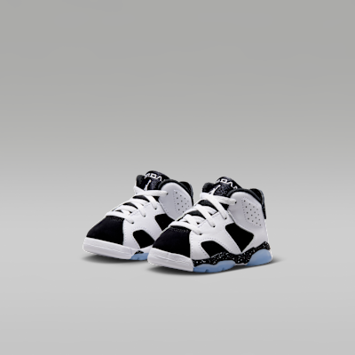 Jordan 6 Retro "Black and White" Baby/Toddler Shoes