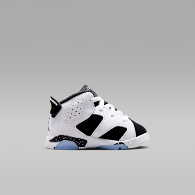 Jordan 6 Retro "Black and White" Baby/Toddler Shoes
