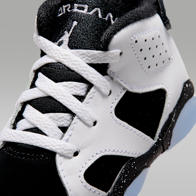 Jordan 6 Retro "Black and White" Baby/Toddler Shoes