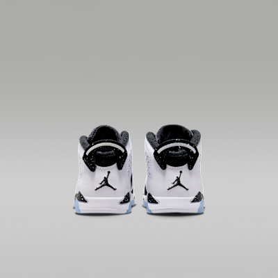 Jordan 6 Retro "Black and White" Baby/Toddler Shoes