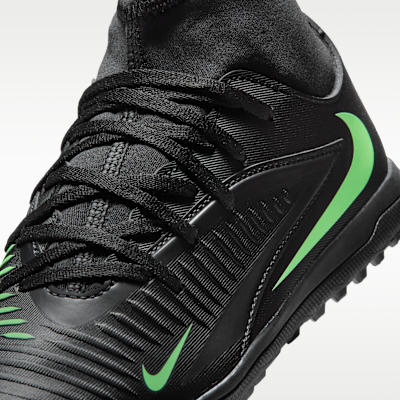 Nike Jr. Phantom 6 High Club Big Kids' Turf Soccer Shoes