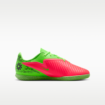 Nike Jr. Phantom 6 Low Club "Erling Haaland" Big Kids' Indoor/Court Soccer Shoes