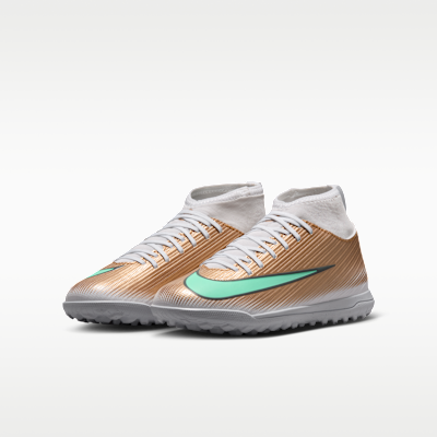 Nike Jr. Mercurial Superfly 11 Club "Kylian Mbappé" Big Kids' Turf High-Top Soccer Shoes