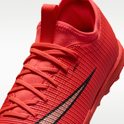 Nike Jr. Mercurial Vapor 17 Academy Big Kids' Turf Low-Top Soccer Shoes