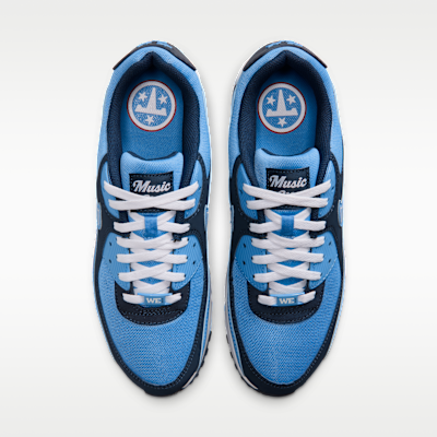 Nike Air Max 90 (Tennessee Titans) Men's NFL Shoes