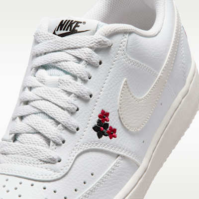 Nike Court Vision Low SE "Stitched Floral" Women's Shoes