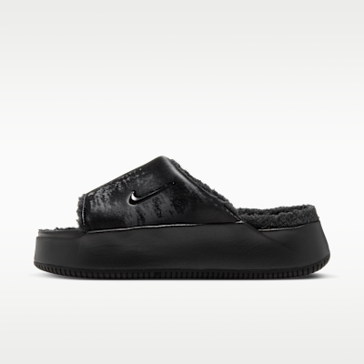 Nike Calm Elevation SE Faux Fur Women's Slides