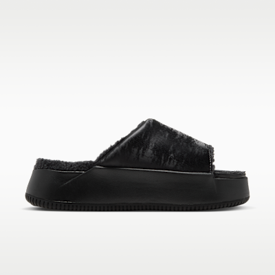 Nike Calm Elevation SE Faux Fur Women's Slides