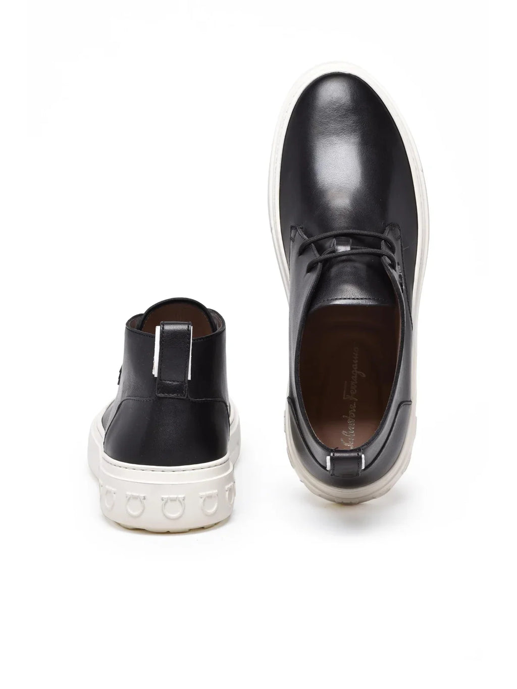 Black Leather Montgomery Clark Sneakers
