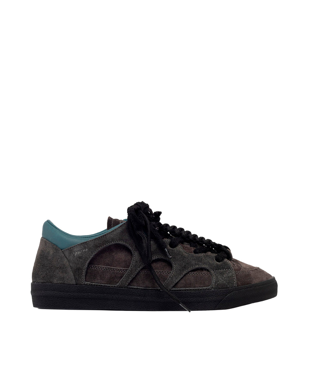 Gray Love Park Low-Top Suede Sneakers