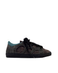 Gray Love Park Low-Top Suede Sneakers