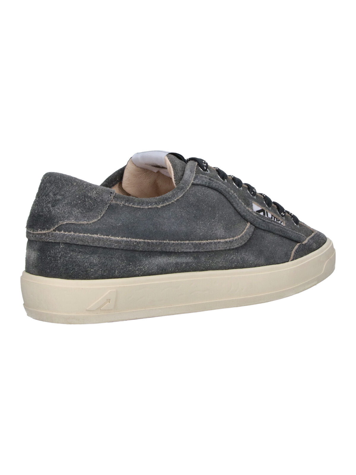 Grey Windscape Suede Low-Top Vintage Sneakers