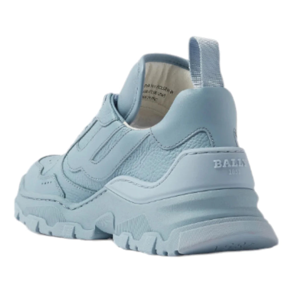 Bally Holden 6303024 Men's Poolside Light Blue Leather Sneakers