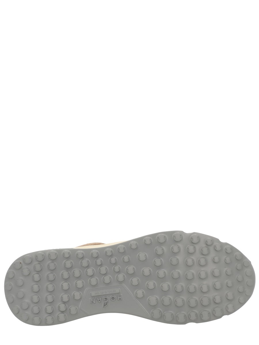 Hyperlight Tonal Suede Overlays Calfskin Sneakers