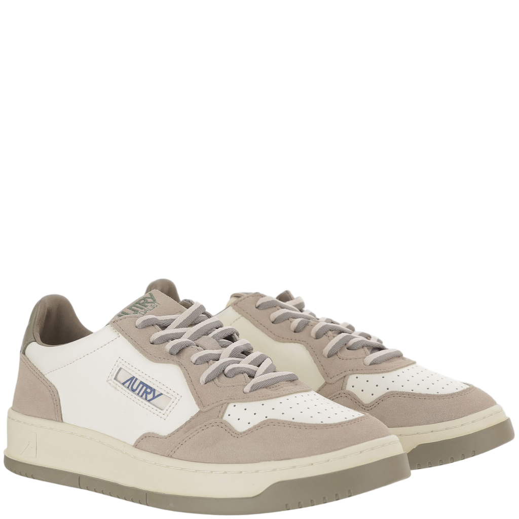 Medalist Low Leather Sneakers With Embossed Logo