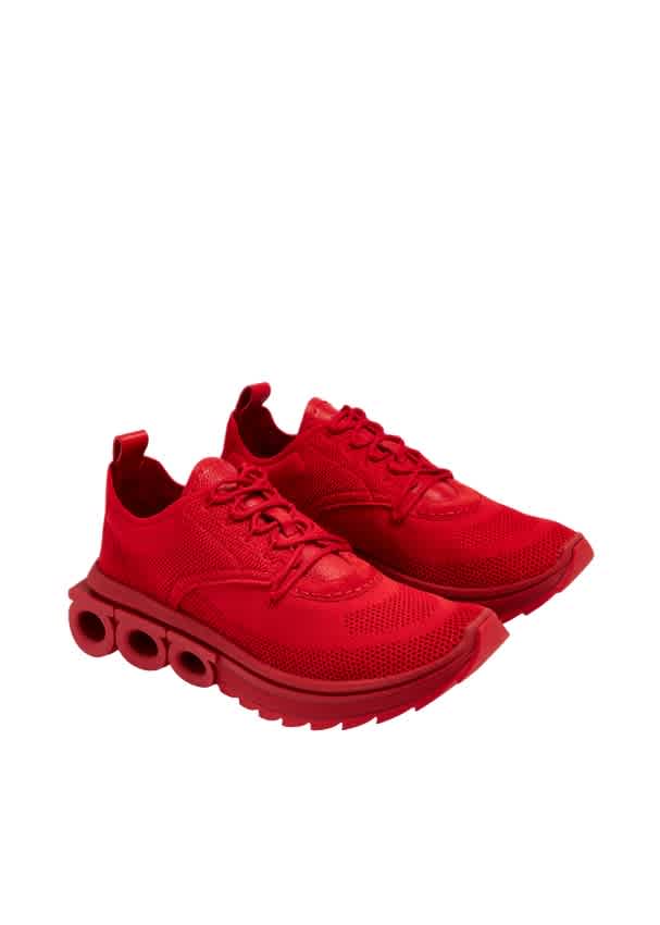 Ferragamo Nima Knit Running Sneakers