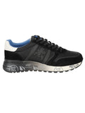 Lander Black Polyamide Calfskin Leather Sneakers