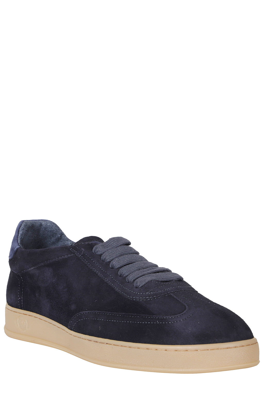 Blue Akira Amalfi Suede Low-Top Sneakers