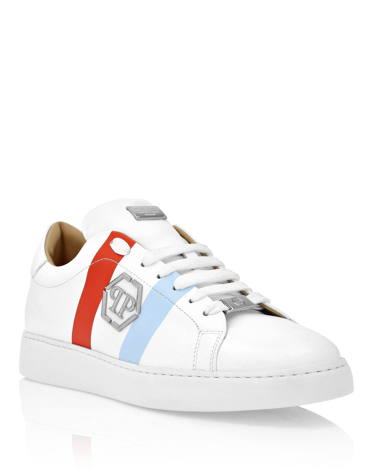 Leather Lo-Top Sneakers Hexagon