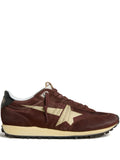 Brown Suede Cream Star Sneakers