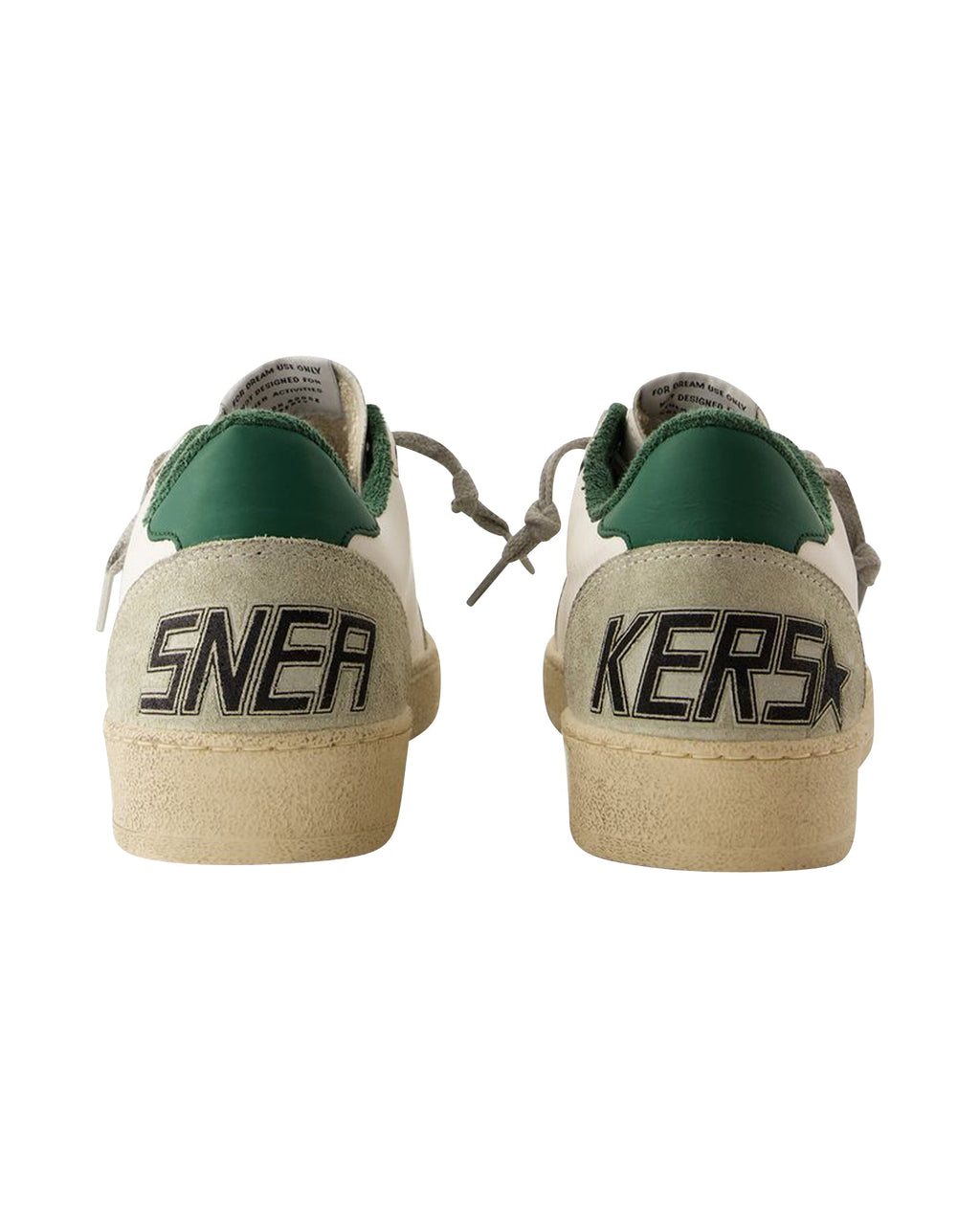 Ball Star Sneakers - Golden Goose Deluxe Brand - Leather - White/Green