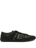 Low-Profile Lace-Up Rubber Sole Sneakers