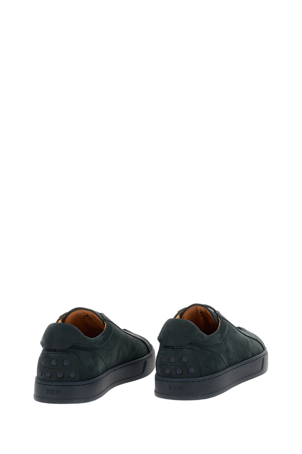 Blue Nabuk Velvet Calfskin Nubuck Sneakers