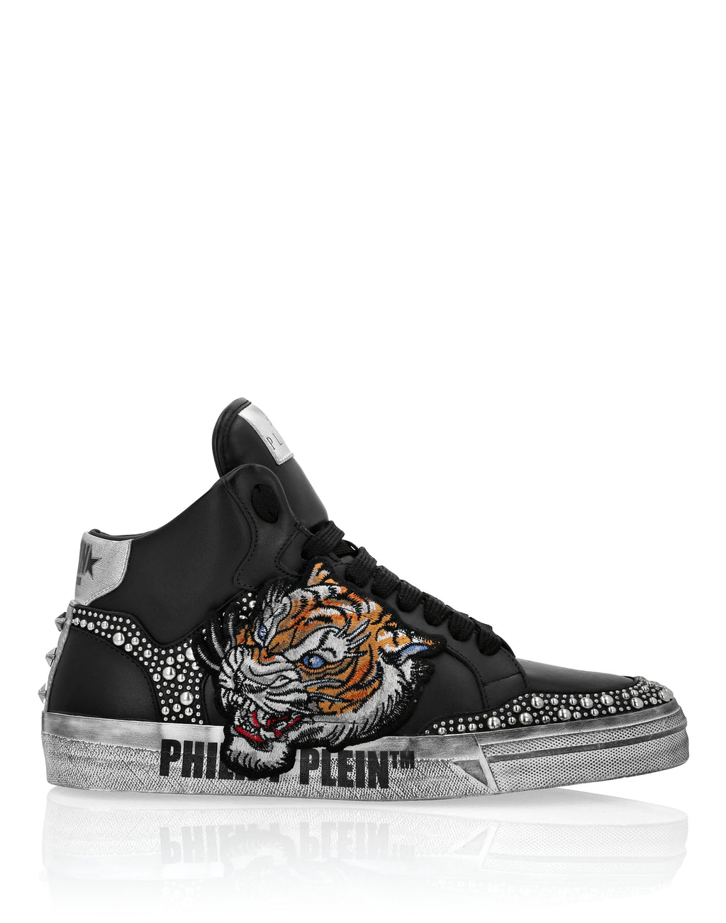 Leather Hi-Top Sneakers Retrokickz Tiger