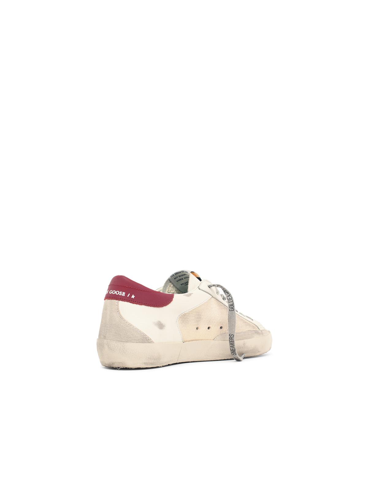 Beige Super Star Leather-Blend Sneakers