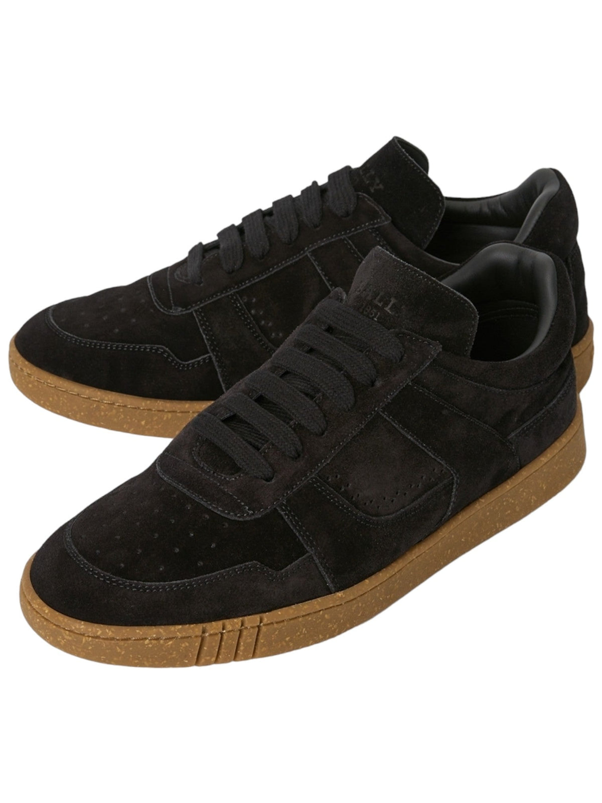 Bally Weky Men's 6303320 Black Suede Sneakers