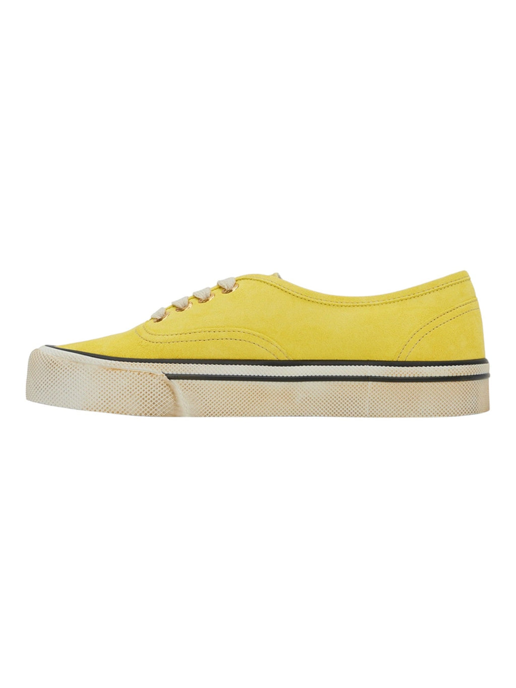 Bally Lyder 6304348 Men's Yellow Suede Leather Sneakers