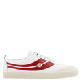 Bally Men's Smake White Leather Low-top Sneakers